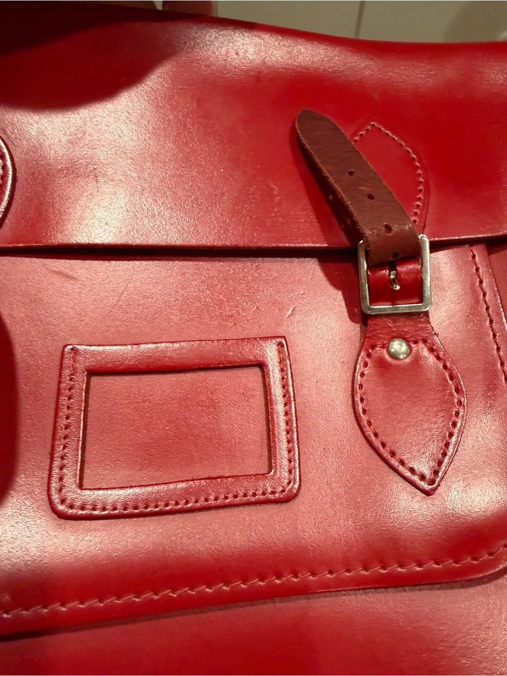The Cambridge Satchel Company 13 inch Satchel in Red ( Missing Strap)